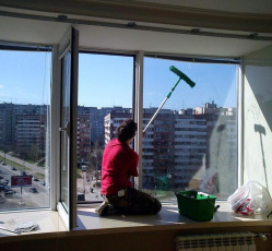 Мытье окон в однокомнатной квартире Красноярск